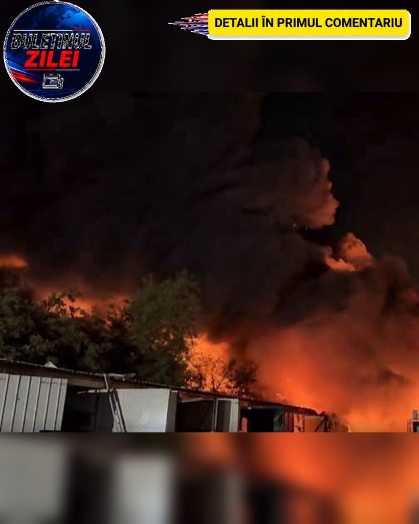 Incendiu puternic în Sectorul 1 al Capitalei. 20 de autospeciale au fost mobilizate, iar populația a primit mesaj RO-Alert
