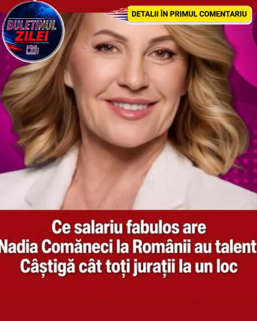 SUMĂ URIAȘĂ pentru Nadia Comăneci! Cât ar încasa la „Românii au talent”. Ceilalți jurați nici nu se apropie…