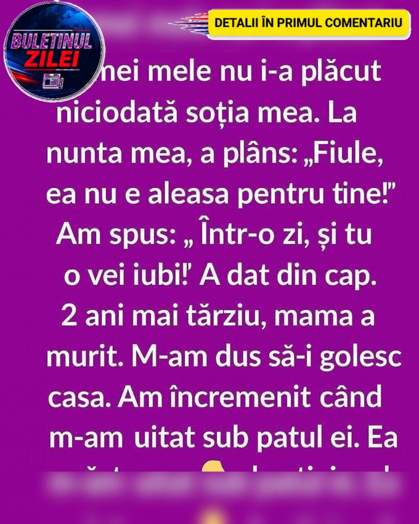 Mama mea nu a privit niciodată cu ochi buni relația mea cu Sera. În ziua nunții, în loc să se bucure, a izbucnit în lacrimi ș