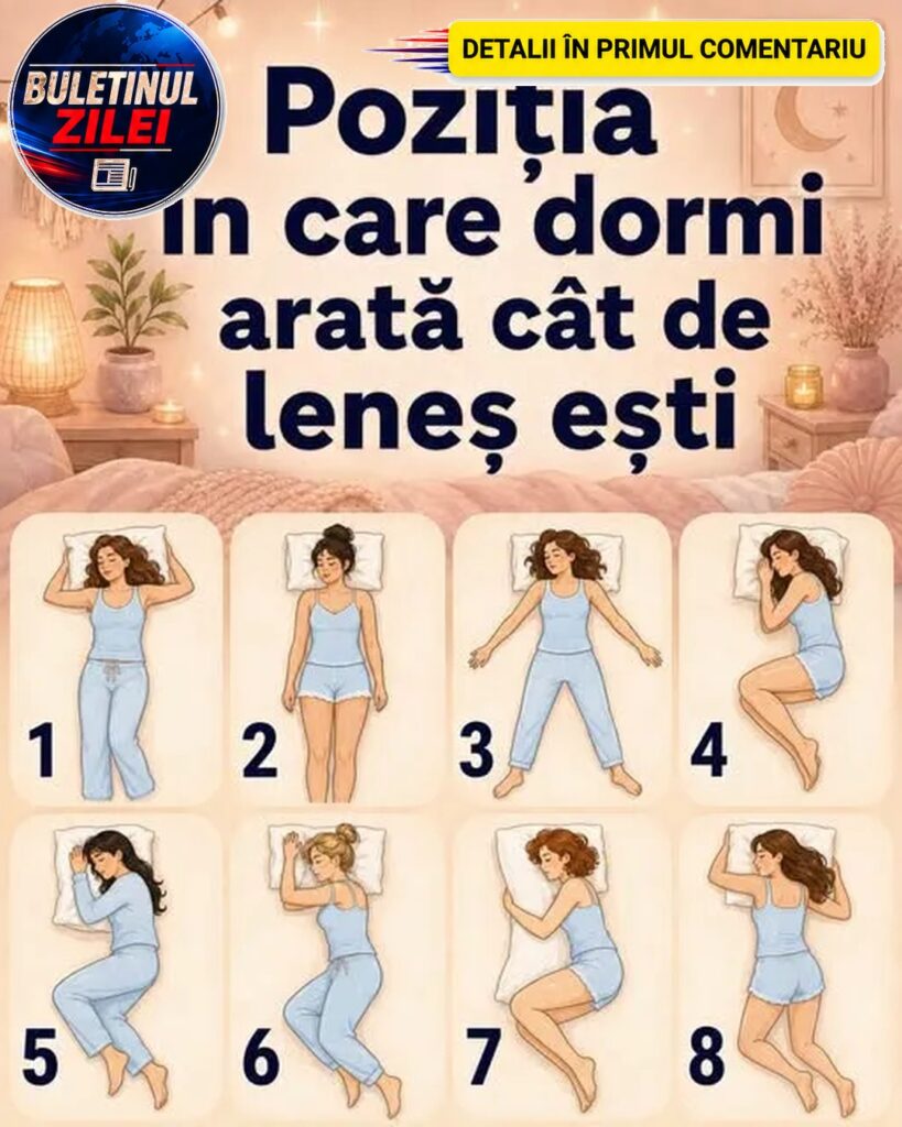 Poziția în care dormi arată cât de leneș(ă) îți e…