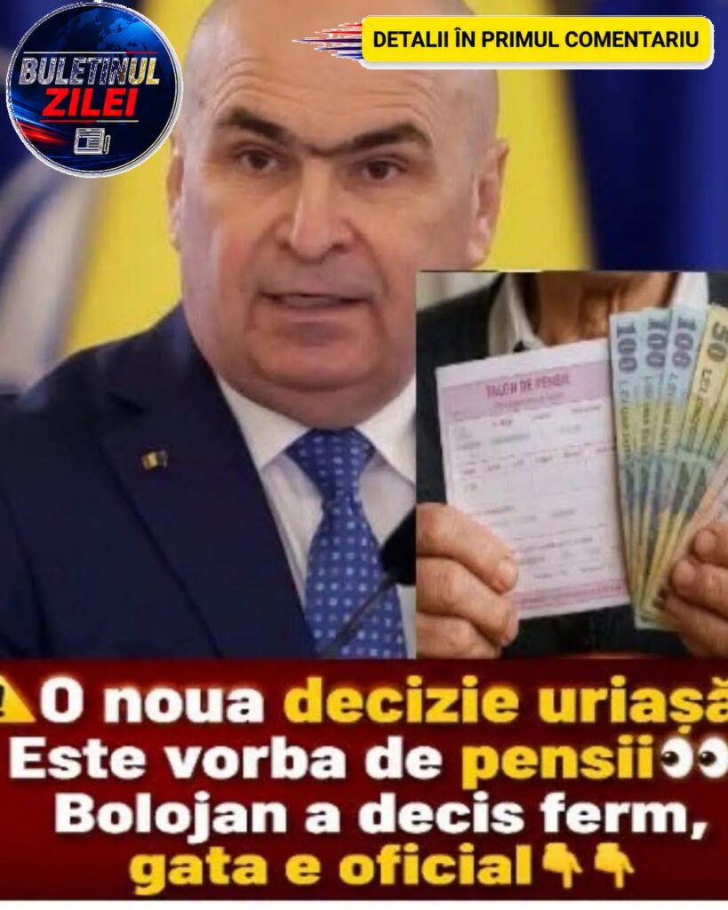 O hotărâre majoră a fost luată. Subiectul este pensiile. Bolojan a luat o decizie clară, acum este oficial…