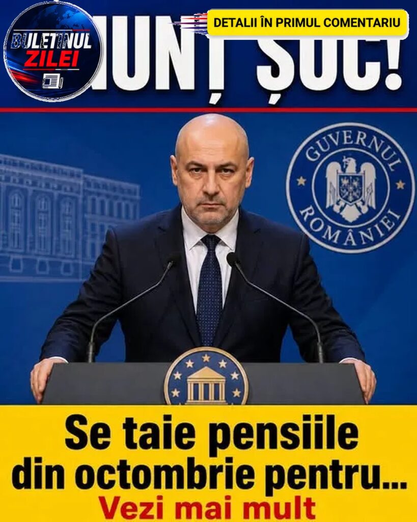 Veste Ș0C! Se taie pensiile pensionarilor incepand cu luna octombrie pentru…