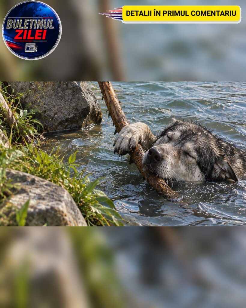 O fetiță de 13 ani a salvat dintr-un râu un câine care se îneca. Sau, mai bine spus, ea credea că salvează un câine obișnuit