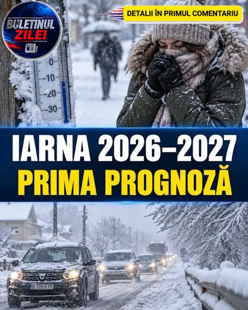Cum va fi iarna 2026–2027? Primele estimări meteo arată schimbări importante de la o lună la alta…