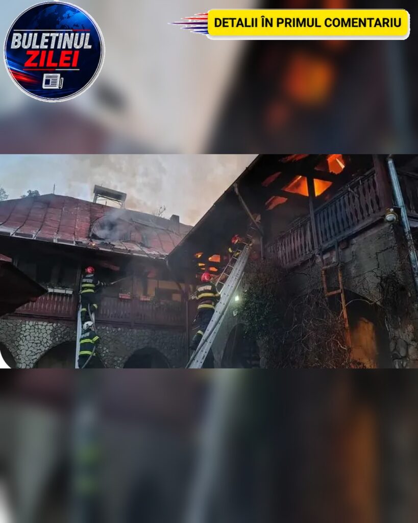 Mănăstirea Bisericani, din Piatra Neamț, a fost cuprinsă DIN NOU de foc, la doar trei luni de la…