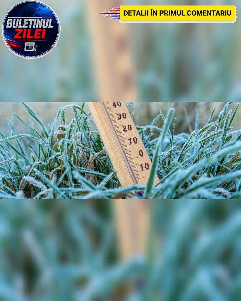 VINE iarna în România! Temperaturile ajung la -4 grade