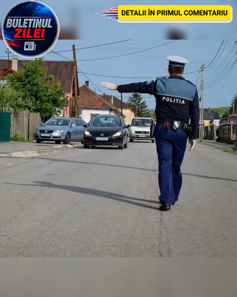Șoferii din România, opriți în trafic