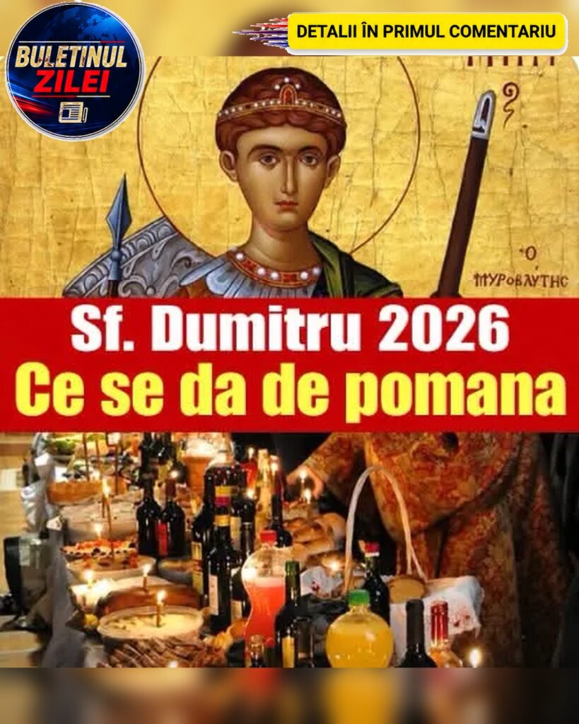 Ce se pune în pachetul de pomană de Sfântul Dumitru