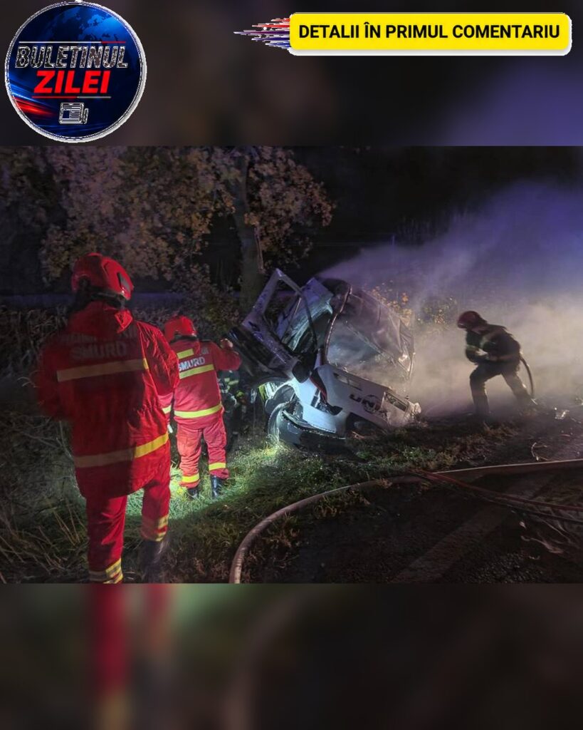 UPDATE El este Marius, șoferul care și-a pierdut viața azi în județul Iași. Acesta avea 27 de ani