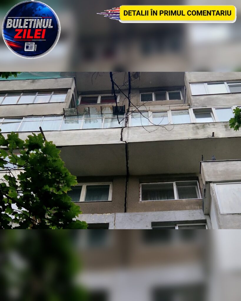 BREAKING! Oameni evacuați de urgență dintr-un bloc după ce pe fațada clădirii apărut o crăpătură uriașă. Pericol de…