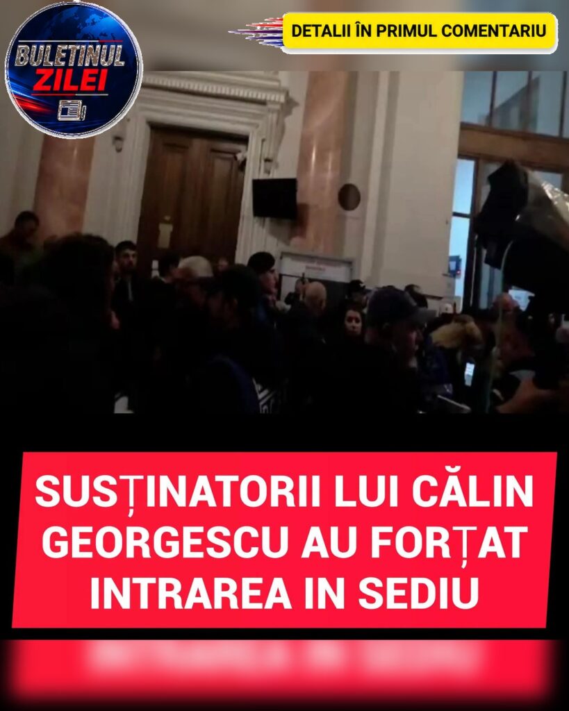 Susținătorii lui Călin Georgescu au intrat în curtea Curții de Apel București