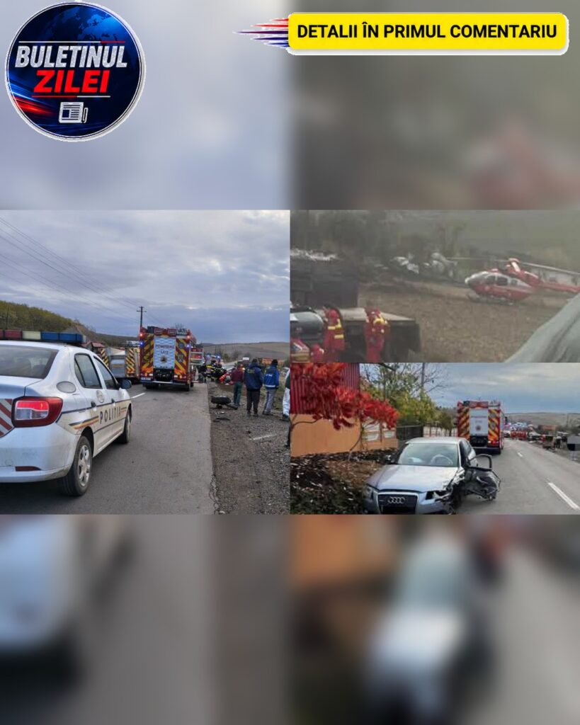 Elicopterul SMURD, chemat de urgență! Accident GRAV în…